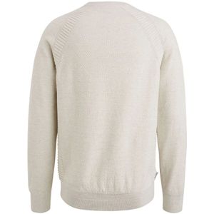 Cast Iron, Truien, Heren, Beige, XL, Katoen, Heather Plated Crewneck Katoenmix