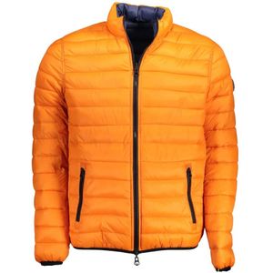 U.s. Polo Assn., Jassen, Heren, Oranje, 3Xl, Nylon, Omkeerbare Contrasterende Jas