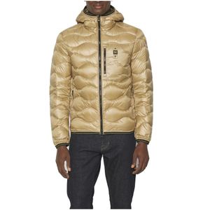 Blauer, Jassen, Heren, Beige, M, Nylon, 320 Jas