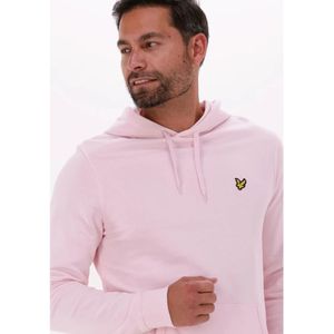 Lyle & Scott, Sweatshirts & Hoodies, Heren, Roze, M, Katoen, Heren Pullover Hoodie Sweater