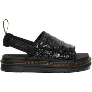 Dr. Martens, Schoenen, unisex, Zwart, 45 EU, Leren sandalen met Mura-stijl