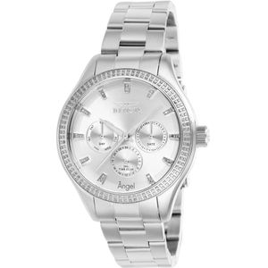 Invicta Watches, Accessoires, Dames, Grijs, ONE Size, Angel 38282 Quartz Dameshorloge - 40mm - Met 182 diamanten