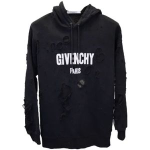 Givenchy Pre-owned, Pre-owned, Dames, Zwart, S, Katoen, Pre-owned Cotton tops