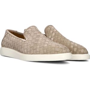 Stefano Lauran, Schoenen, Heren, Beige, 46 EU, Suède, Heren Loafers in Beige Suède