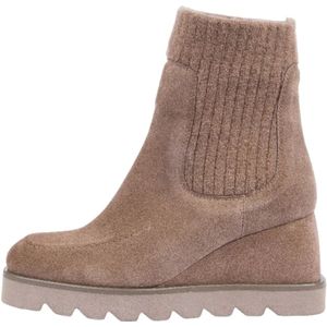 Unisa, Schoenen, Dames, Beige, 38 EU, Suède, Beige Jurklaarzen oor Dames