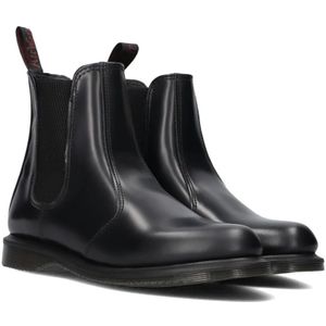 Dr. Martens, Schoenen, Dames, Zwart, 37 EU, Leer, Klassieke Chelsea Boots Flora Zwart Leer