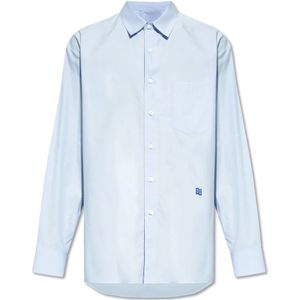 Ader Error, Overhemden, unisex, Blauw, XS, Katoen, Katoenen shirt
