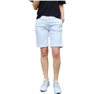 Mason's, New York Chino Shorts Wit, Dames, Maat:L