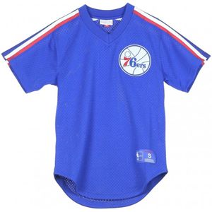 Mitchell & Ness, NBA T-shirt Marca Blauw, Heren, Maat:M