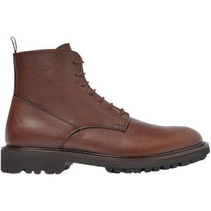 Scarosso, Thomas Brown Grain Veterschoen Bruin, Heren, Maat:47 EU