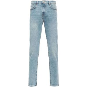 PS By Paul Smith, Jeans, Heren, Blauw, W32, Katoen, Lichtblauwe Organische Katoenen Jeans