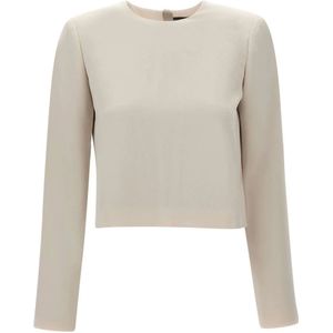 Theory, Blouses & Shirts, Dames, Beige, S, Dames Crepe Sweater