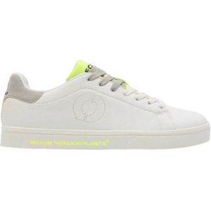 Ecoalf, Schoenen, Dames, Wit, 37 EU, Witte Casual Synthetische Sneakers oor rouwen