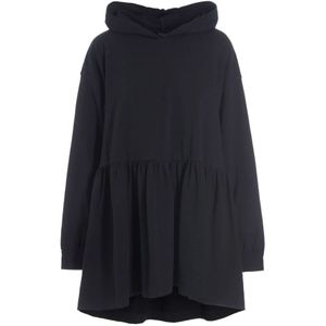 Bitte Kai Rand, Elegant Izumi Sweat Hooded Blouse Zwart, Dames, Maat:L