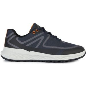 Geox, Schoenen, Heren, Blauw, 43 EU, Polyester, Blauwe Sneakers voor Mannen