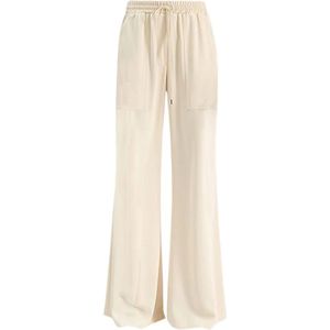 Barbara Bui, Broeken, Dames, Beige, S, Polyester, Chique en Vrouwelijke Joggingbroek