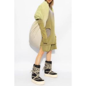 Rick Owens, Korte broeken, Dames, Groen, S, Moncler x Rick Owens