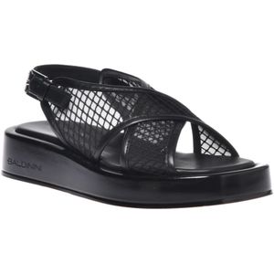 Baldinini, Schoenen, Dames, Zwart, 38 EU, Sandal in black nesh