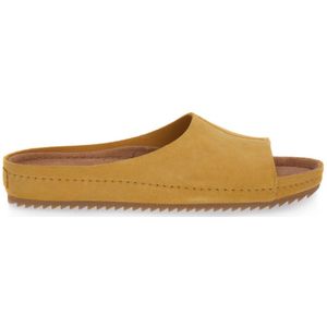 Clarks, Slippers Geel, Dames, Maat:38 EU