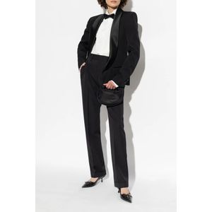 Dsquared2, Jassen, Dames, Zwart, S, Wol, Wollen Blazer