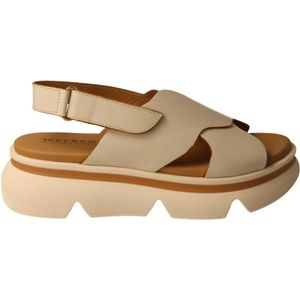 Pedro Miralles, IJs leren sandalen Veelkleurig, Dames, Maat:39 EU