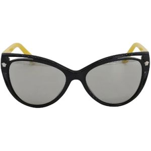 Versace Pre-owned, Pre-owned Acetate sunglasses Zwart, Dames, Maat:ONE Size