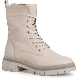 Tamaris, Schoenen, Dames, Beige, 36 EU, Leer, Veterlaarzen