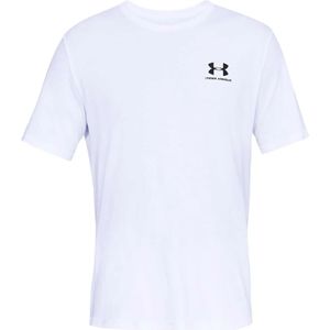 Under Armour, Tops, Heren, Wit, M, Katoen, Sportstyle T-shirt Ademend Lichtgewicht Gym Hardlopen