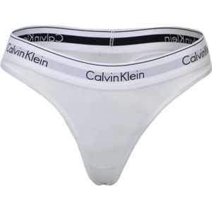 Calvin Klein, Comfortabele witte onderbroeken Wit, Dames, Maat:S