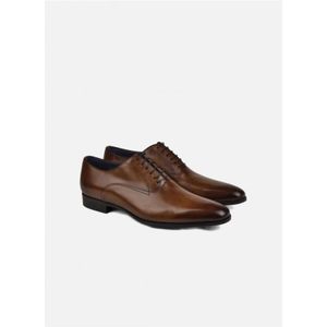 Santoni, Schoenen, Heren, Bruin, 40 EU, Leer, Heren Business Schoenen