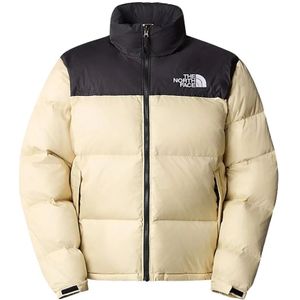 The North Face, Retro Nuptse 1996 Puffer Jas Beige, Heren, Maat:XS