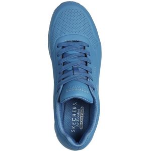 Skechers, Schoenen, Heren, Blauw, 43 EU, Stijlvolle herensneakers met geheugenschuim