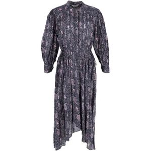Isabel Marant Pre-owned, Pre-owned, Dames, Paars, S, Katoen, Pre-owned Cotton dresses