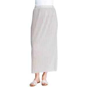 Zhrill, Rokken, Dames, Beige, M, Polyester, Pleated skirt Iselle Beige