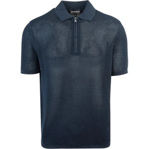 Emporio Armani, Polo Shirts Blauw, Heren, Maat:3XL