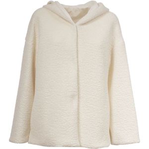 Le Tricot Perugia, Sweatshirts & Hoodies, Dames, Beige, S, Wol, Omkeerbare Hoodie