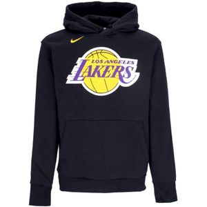 Nike, Sweatshirts & Hoodies, Heren, Blauw, XL, Katoen, NBA Essential Fleece Hoodie Zwart