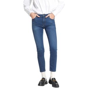 Mason's, Ultra Zachte Slim Fit Jeans Blauw, Dames, Maat:W27