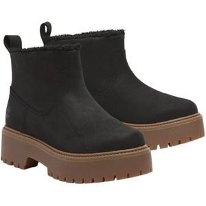 Timberland, Schoenen, Dames, Zwart, 40 EU, Leer, Warm gevoerde Mid Boot in Zwart