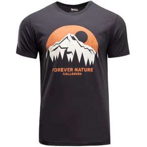 Fjällräven, Tops, Heren, Blauw, L, Katoen, Heren T-shirt Regular Fit Navy Blauw