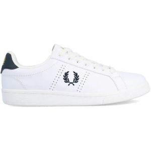 Fred Perry, Schoenen, Heren, Wit, 43 EU, Klassieke witte herensneakers