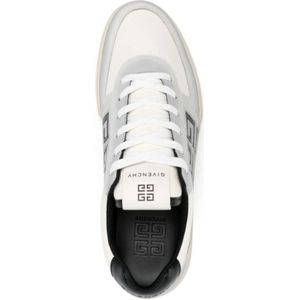 Givenchy, Schoenen, Heren, Wit, 39 1/2 EU, Katoen, Witte Sneakers voor Mannen