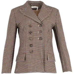Chloé Pre-owned, Pre-owned Polyester outerwear Bruin, Dames, Maat:L