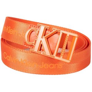 Calvin Klein, Belts Oranje, Heren, Maat:105 CM