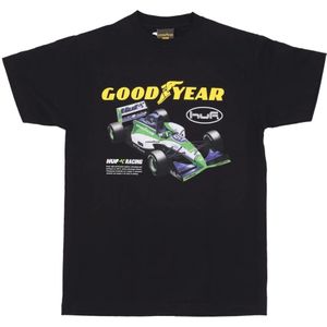 Huf, Final Lap Tee x Goodyear Zwart Zwart, Heren, Maat:M