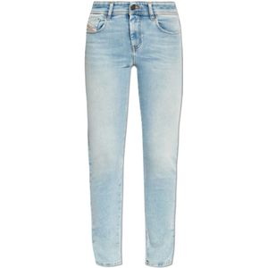 Diesel, Jeans, Dames, Blauw, W30 L32, Katoen, Jeans 2017 Slandy L.32