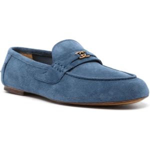 Gucci, Schoenen, Heren, Blauw, 41 1/2 EU, Suède, Straight Broeken