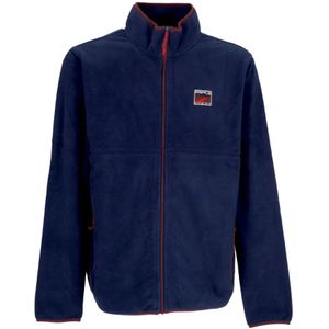 Vans, Jassen, Heren, Blauw, S, Outdoor Full Zip Sweatshirt