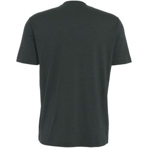 Stefan Brandt, Tops, Heren, Groen, M, Wol, Merino Jersey Crew Neck T-shirt