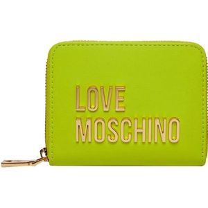 Moschino, Accessoires, Dames, Groen, ONE Size, Gele Portemonnee voor Vrouwen